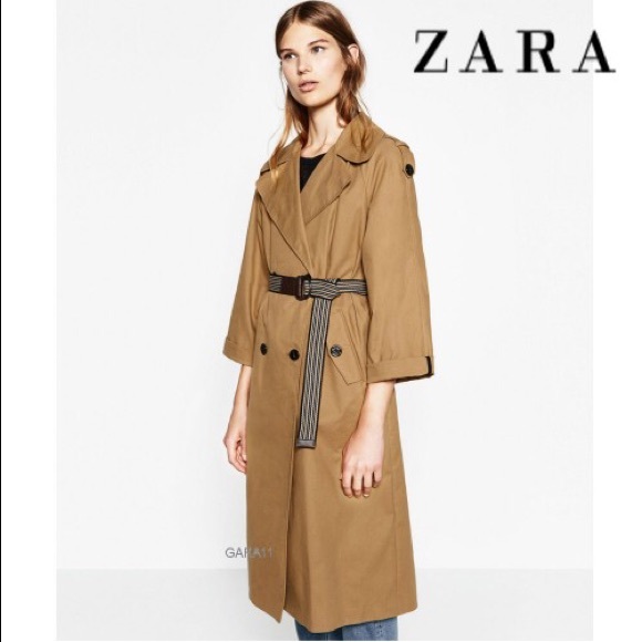 Zara Jackets & Coats Zaranwt Long Trench Coat In Camel Color S Fall